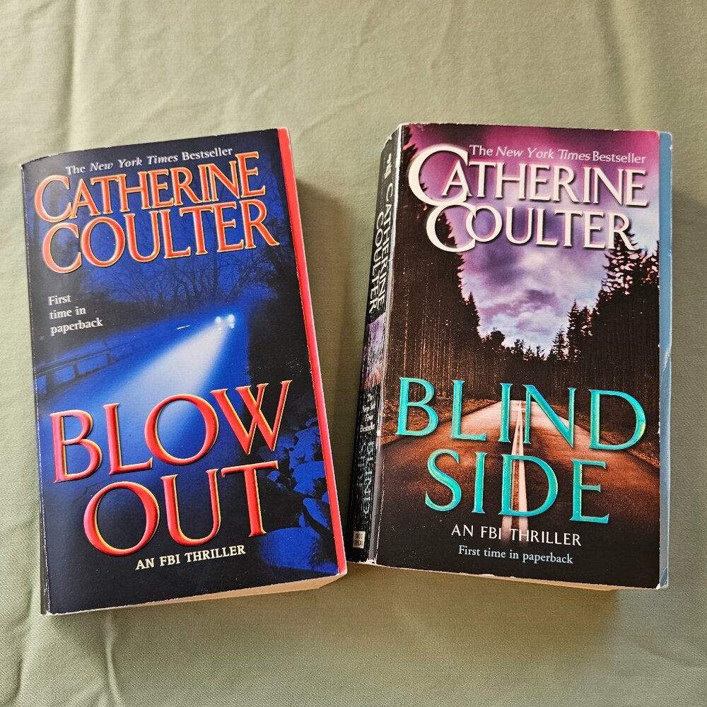 Catherine‎ Coulter - Blow Out & Blind Side Small Paperback FBI Thriller Series